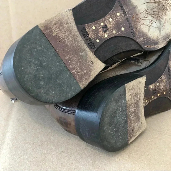 Mark Nason BARCLAY Dragon Rock Boots US‎ 7.5 Distressed Brown - Picture 14 of 16